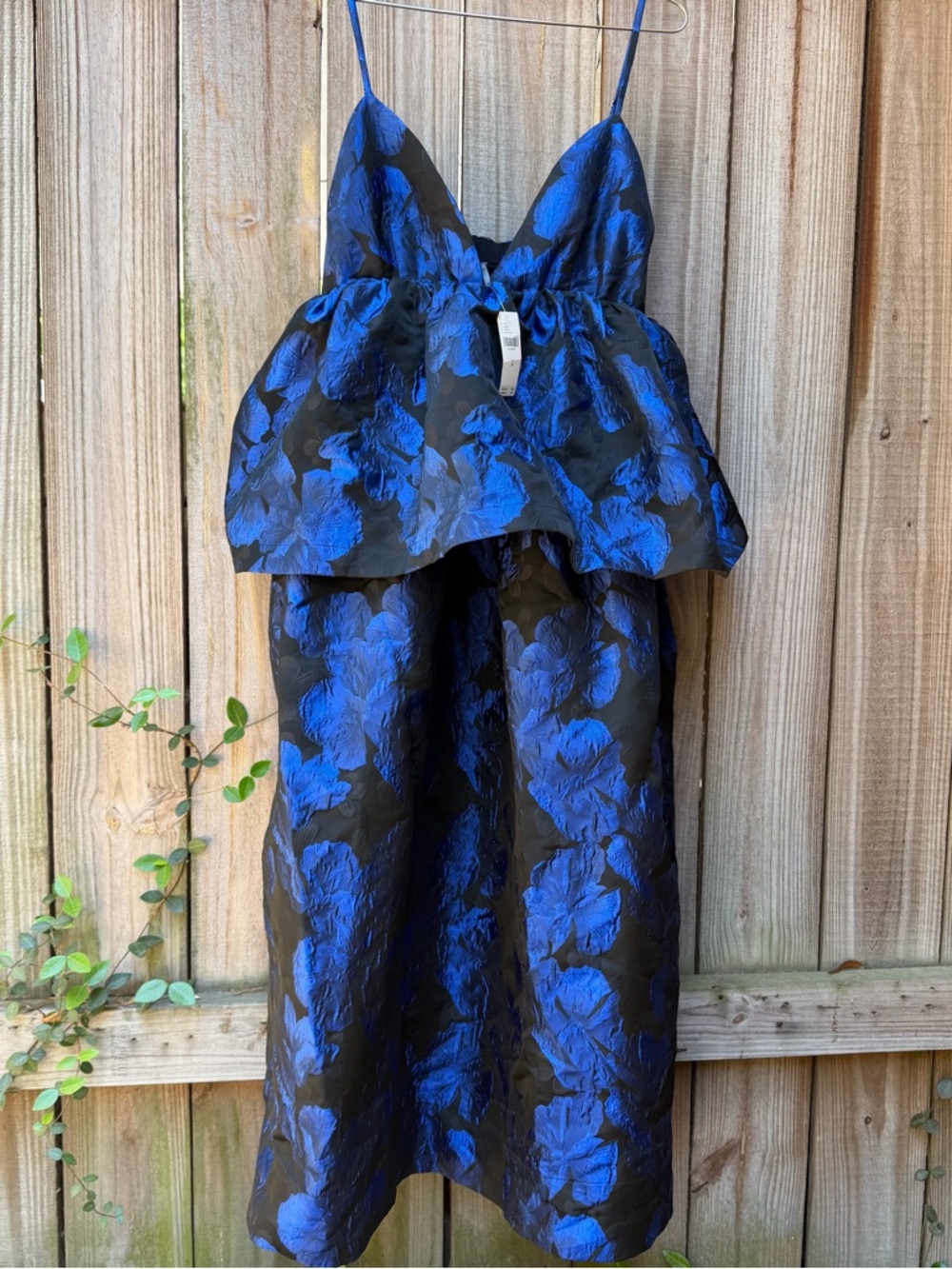 NWT/ by Anthropologie sleeveless open back midi dress/medium - Picture 2 of 11